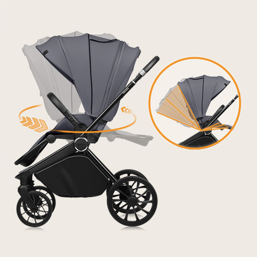 Lionelo Mika Plus Grey Stone — Buggy